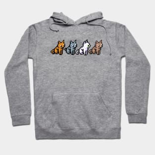 Cats pixels Hoodie